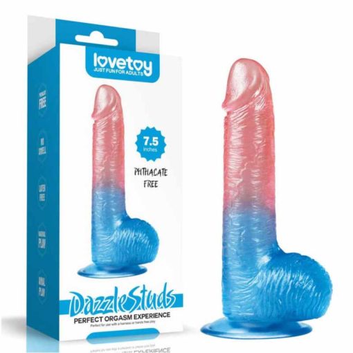 Dildo cu Ventuza 7.5 Inchi Dazzle Studs