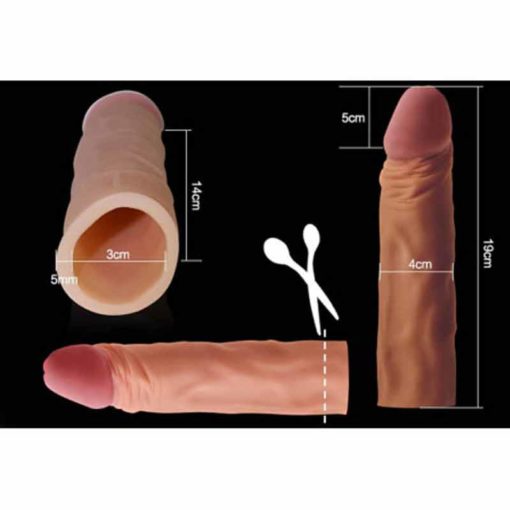 Prelungitor Penis Pleasure X-Tender Penis Sleeve