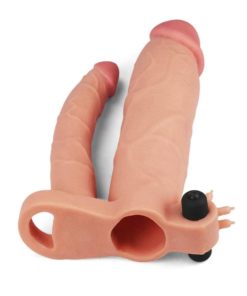 Prelungitor Penis cu Vibratii Add Vibrating Double 21 cm