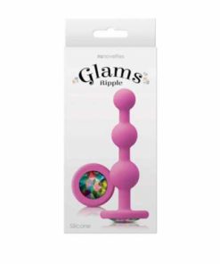 Butt Plug Glams Ripple Rainbow Gem