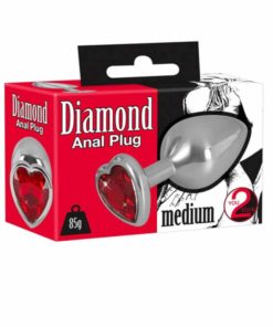 Butt Plug Metal Diamond Medium You2Toys