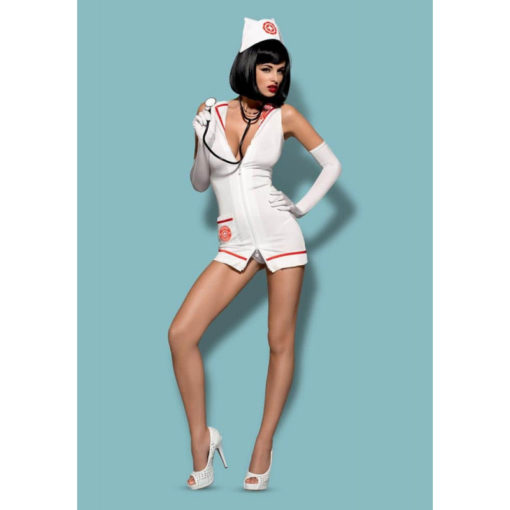 Costum de Asistenta Emergency dress S/M - imagine 3