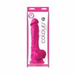 Dildo cu Ventuza Colours Pleasures 7Inch