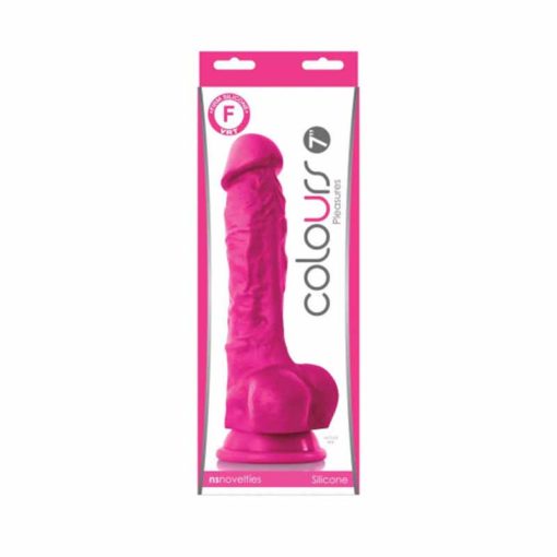 Dildo cu Ventuza Colours Pleasures 7Inch