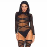 Set Lenjerie Criss Cross Bodysuit Leg Avenue