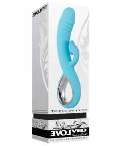 Vibrator Rabbit Triple Infinity Evolved Albastru