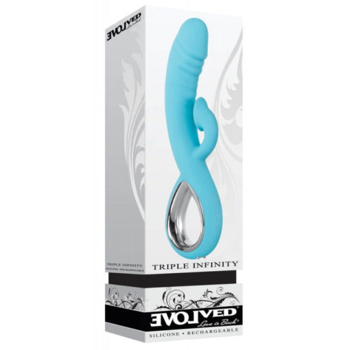 Vibrator Rabbit Triple Infinity Evolved Albastru