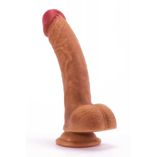 Dildo cu Ventuza Dual Layered 8 inch