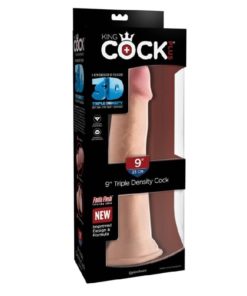 Dildo cu Ventuza King Cock Triple Density 9 inch