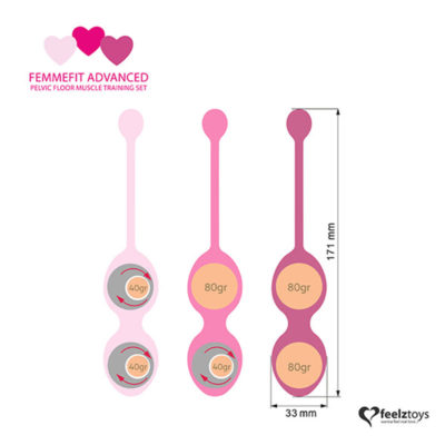 Set 3 Bile Vaginale FemmeFit FeelzToys