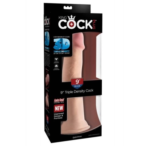 Dildo cu Ventuza King Cock Triple Density 9" 2