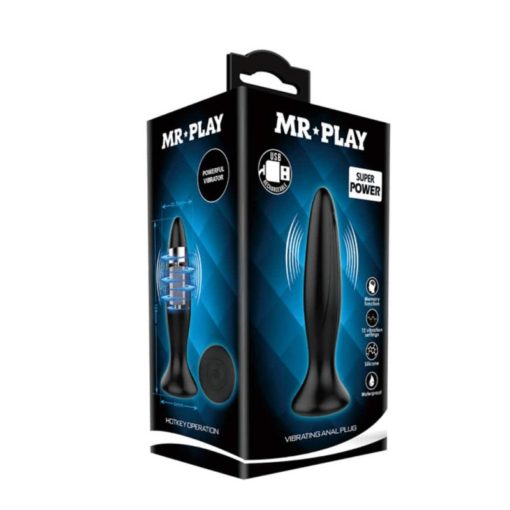 Butt Plug cu Vibratii Mr. Play 12 2