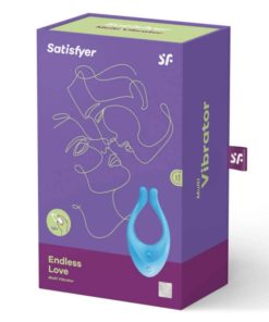 Vibrator Cuplu Endless Love Light Blue