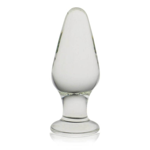 Butt Plug Glass Romance Clear 2