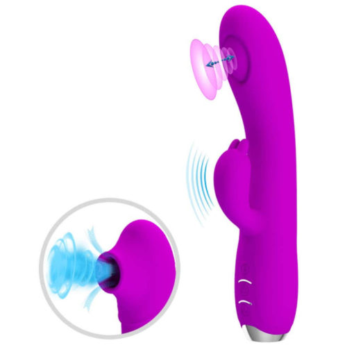 Vibrator Rabbit Pretty Love Regina Purple - imagine 3