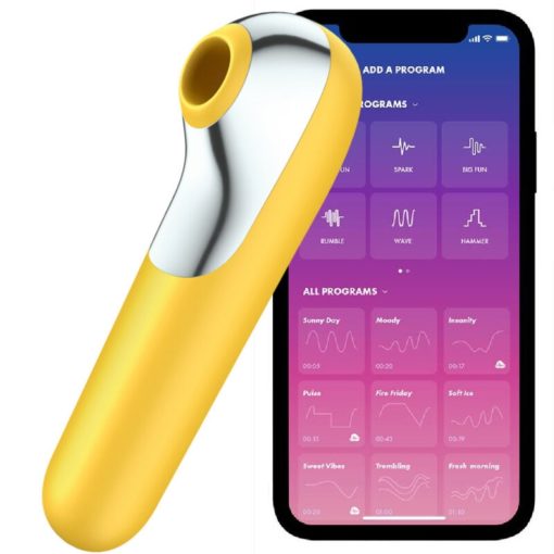 Stimulator Clitoris Dual Love Yellow - imagine 2