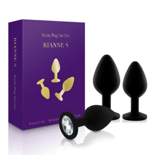 Set 3X Butt Plug Soiree Rianne S