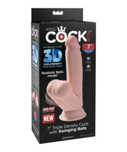 Dildo 3D Swinging Balls 7 inch