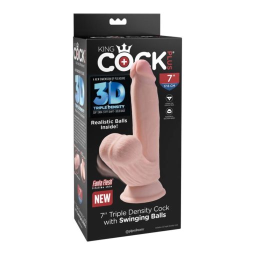 Dildo 3D Swinging Balls 7 inch