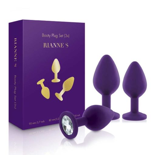 Set 3X Butt Plug Soiree Rianne S