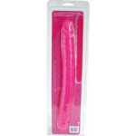 Dildo Dublu Pink Clear Soft