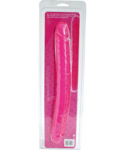 Dildo Dublu Pink Clear Soft