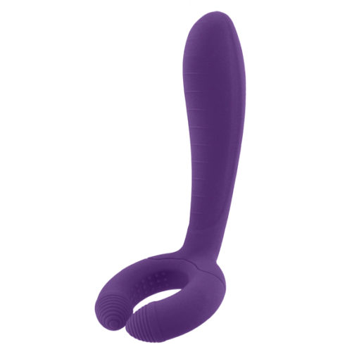 Vibrator Cuplu Duo Vibe Deep Purple - imagine 2