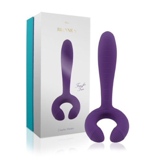 Vibrator Cuplu Duo Vibe Deep Purple - imagine 3