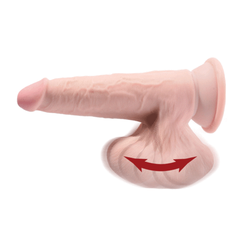 Dildo 3D Swinging Balls 8 inch - imagine 5
