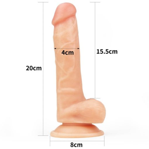 Dildo cu Ventuza The Ultra Soft Dude - imagine 6