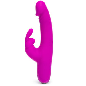 Vibrator Rabbit Slimline Realistic Purple 3