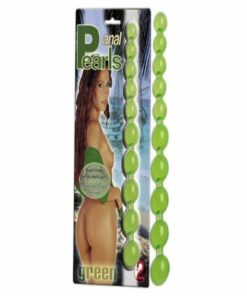 Butt plug anal pearls green