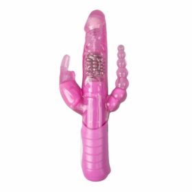 Vibrator-triplu-stimulator-Rabbit