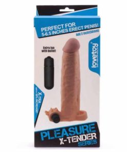 Ambalaj Prelungitor Pleasure-X Tender Vibrating Penis Sleeve