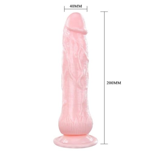 Dildo Realistic cu Sistem de Ejaculare Eros Fountain Wet Dreams 20 cm