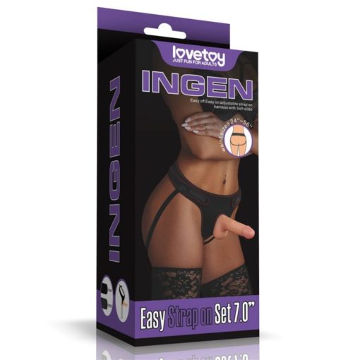 Strap On cu Dildo Easy Set 7 inch