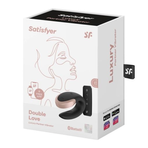 Vibrator Double Love Black