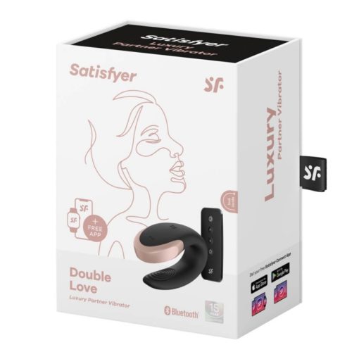 Vibrator Double Love Black