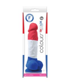 Dildo Tricolor 5 inchi Colours Pleasures