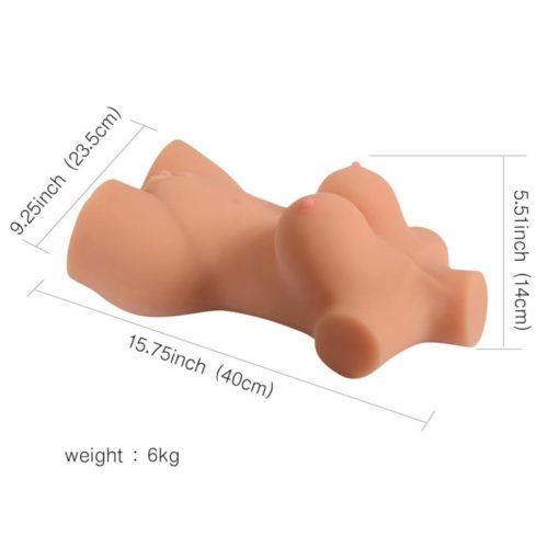 Masturbator Busty Lady Half Body Sex Doll - imagine 10