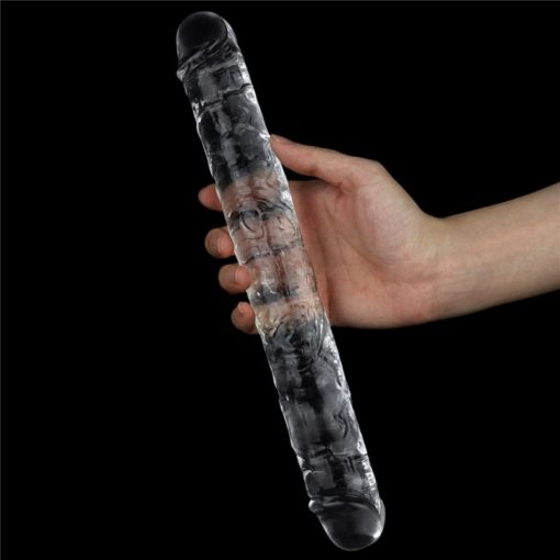 Dildo Flawless Clear Double 30 cm - imagine 2