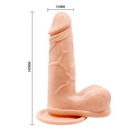 Vibrator Barbara Genie cu Cap Rotativ 14 cm