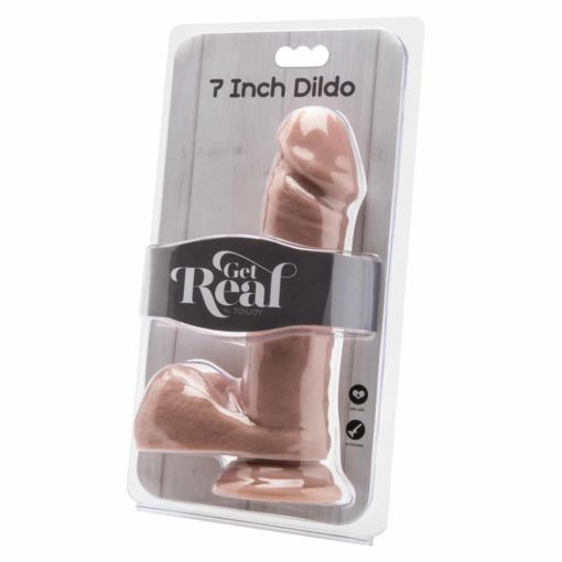 Dildo cu ventuza Get Real 18 cm