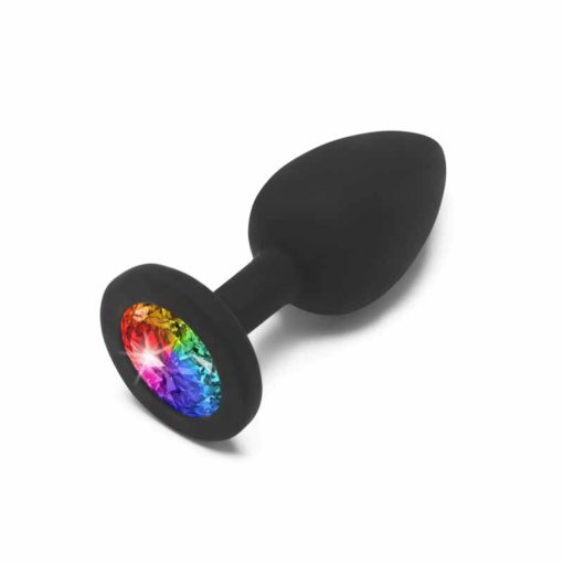 Butt Plug Anal Play Rainbow Jewel - imagine 4