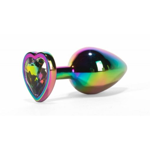 Butt Plug Secret Shine Metal Rainbowheart M