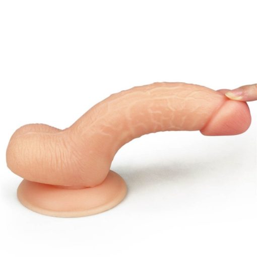 Dildo cu Ventuza The Ultra Soft Dude 7 inch