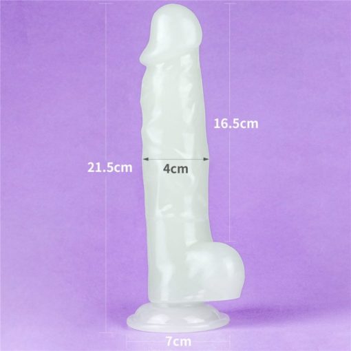 Dildo fosforescent Lumino Play 8,5 inch