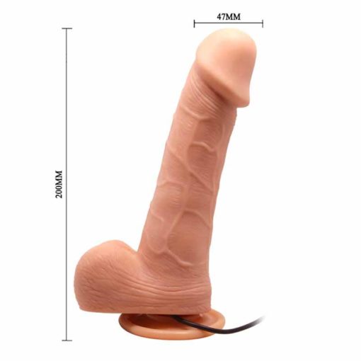 Vibrator Barbara Ken Multi-Speed Cap Rotativ 20 cm - imagine 5