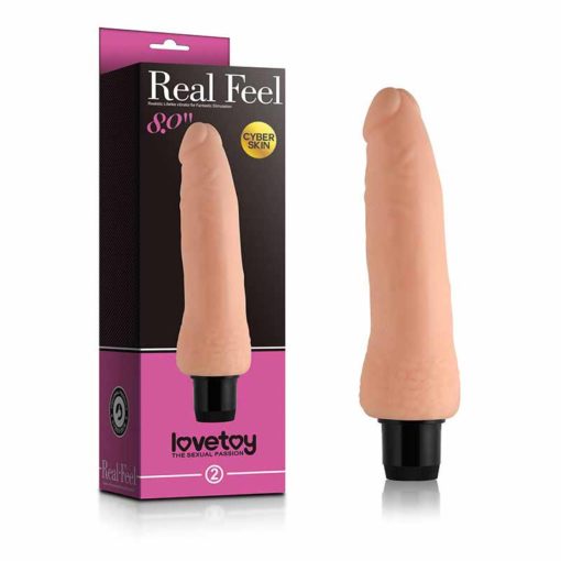Vibrator Real Feel Cyberskin 20 cm