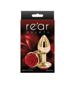 Butt Plug Rear Assets Rose Small Red